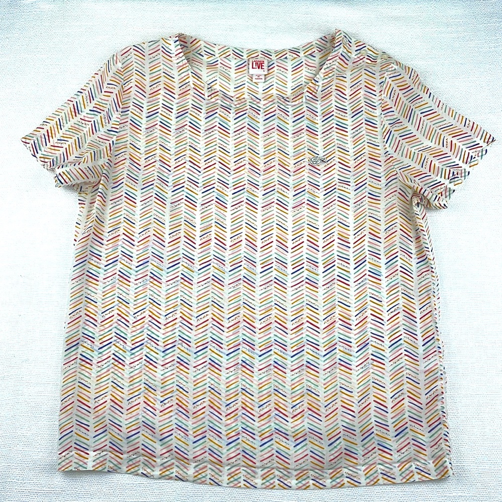 Lacoste Short Sleeve Blouse